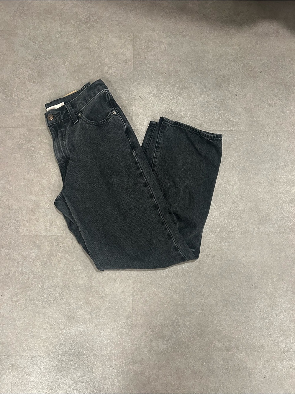 Levi's 94 Baggy Black High Rise Jeans W26 L31